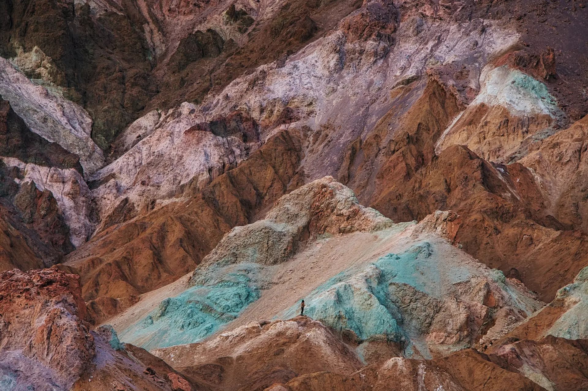 colored mountains